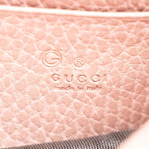 Gucci Leather Interlocking G Chain Wallet