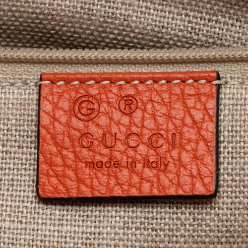 Gucci Leather Interlocking G Medium Shoulder Bag