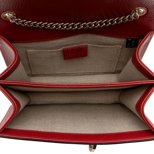 Gucci Grained Calfskin Interlocking G Small Shoulder Bag