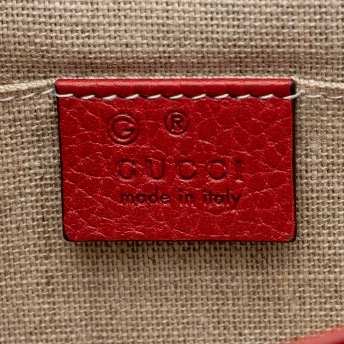 Gucci Grained Calfskin Interlocking G Small Shoulder Bag