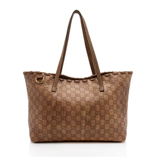 Gucci Guccissima Leather Bamboo Tassel Tote - FINAL SALE