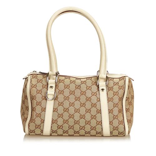 Gucci GG Canvas Abbey Boston Satchel - FINAL SALE