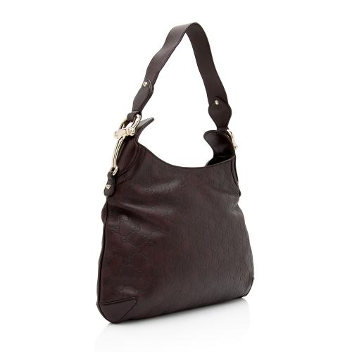 Gucci Guccissima Leather Creole Hobo