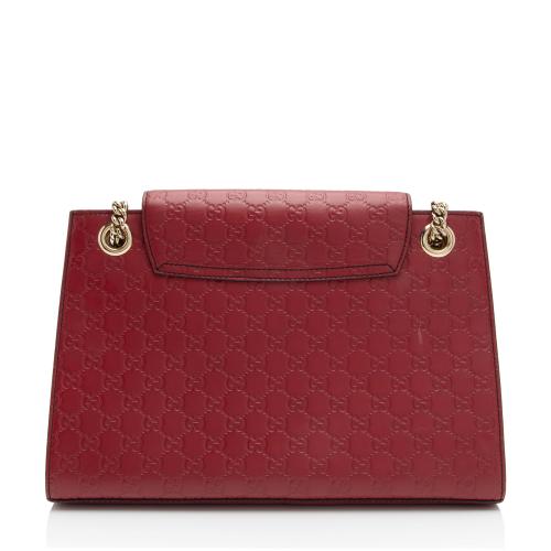 Gucci Guccissima Leather Emily Large Shoulder Bag