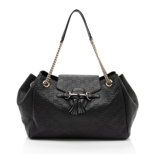 Gucci Guccissima Leather Emily Shoulder Bag