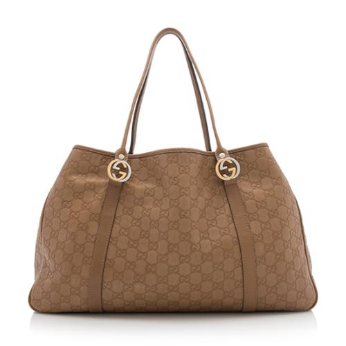 Gucci Guccissima Leather GG Twins Large Tote