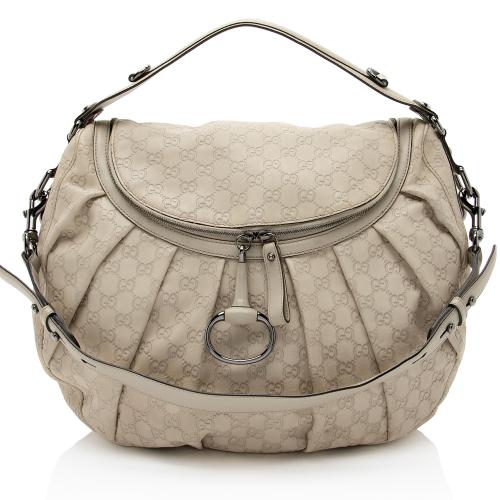 Gucci Guccissima Leather Icon Bit Hobo