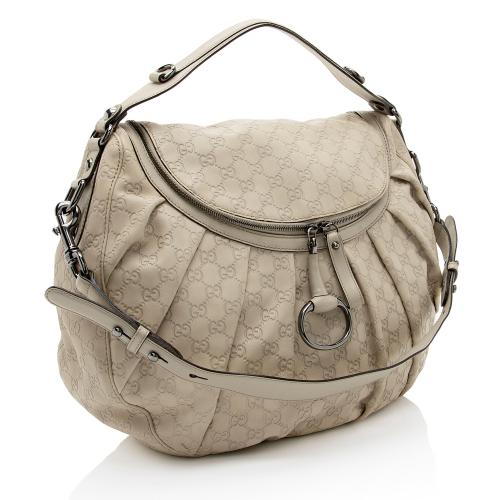 Gucci Guccissima Leather Icon Bit Hobo