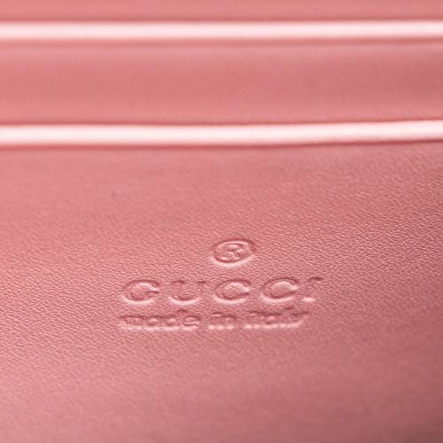 Gucci Guccissima Leather Icon Chain Wallet