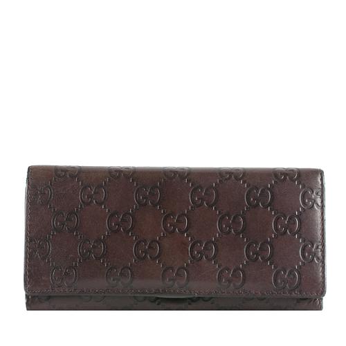 Gucci Guccissima Leather Long Wallet