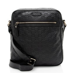 Gucci Guccissima Leather Messenger