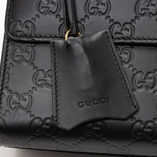 Gucci Guccissima Leather Padlock Medium Shoulder Bag