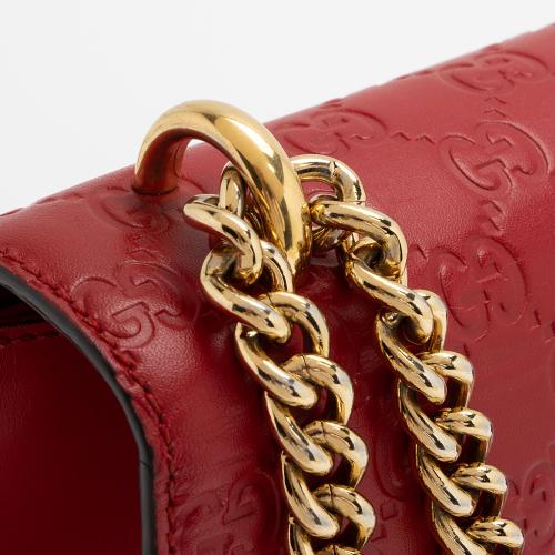 Gucci Guccissima Leather Padlock Medium Shoulder Bag