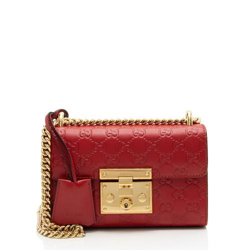 Gucci Guccissima Leather Padlock Small Shoulder Bag