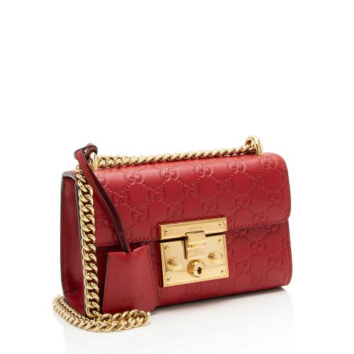 Gucci Guccissima Leather Padlock Small Shoulder Bag