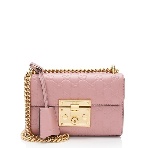 Gucci Guccissima Leather Padlock Small Shoulder Bag