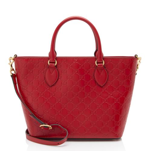 Gucci Guccissima Leather Signature Medium Tote