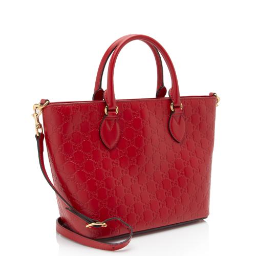 Gucci Guccissima Leather Signature Medium Tote