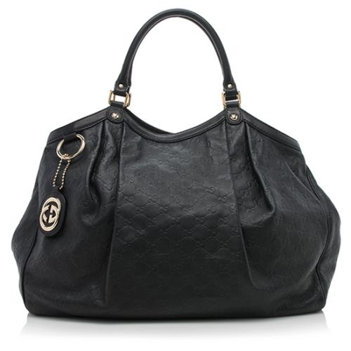 Gucci Guccissima Leather Sukey Large Tote