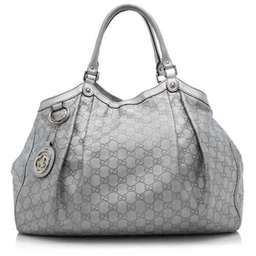 Gucci Guccissima Leather Sukey Large Tote