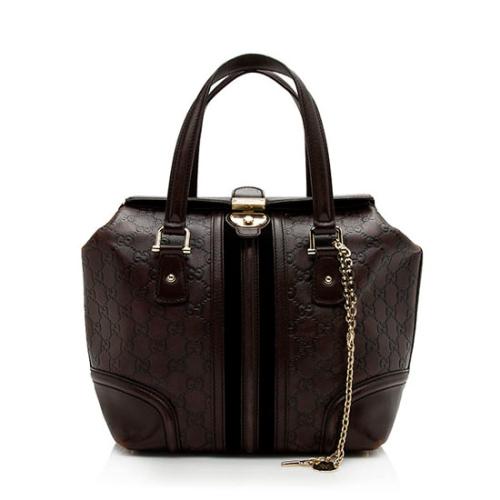 Gucci Guccissima Leather Treasure Boston Satchel