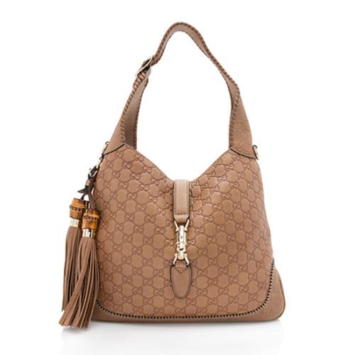 Gucci Guccissima Leather New Jackie Shoulder Bag