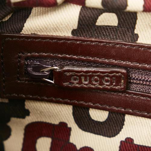 Gucci Guccissima Punch Leather Tote Bag