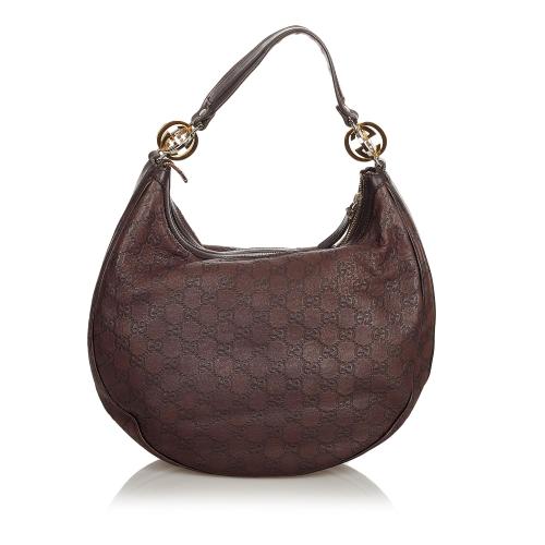 Gucci Guccissima Twins Shoulder Bag