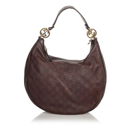 Gucci Guccissima Twins Shoulder Bag