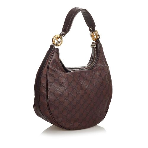 Gucci Guccissima Twins Shoulder Bag