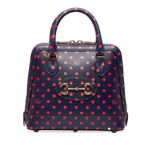 Gucci Horsebit 1955 Polka Dot Satchel