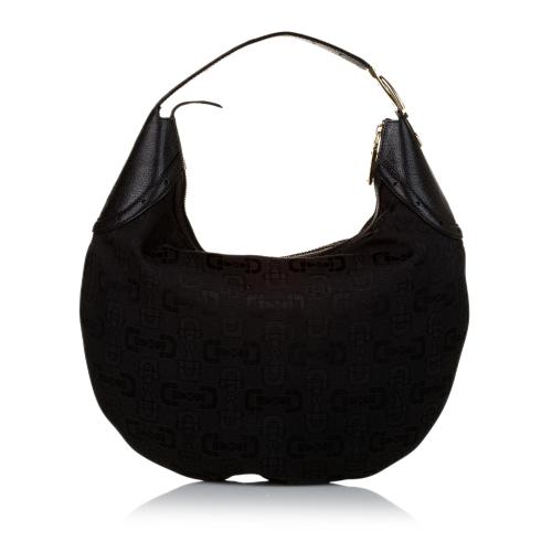 Gucci Horsebit Jacquard Glam Hobo