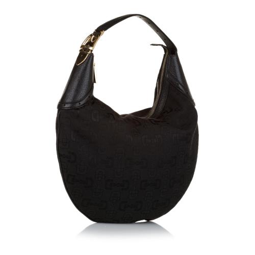 Gucci Horsebit Jacquard Glam Hobo