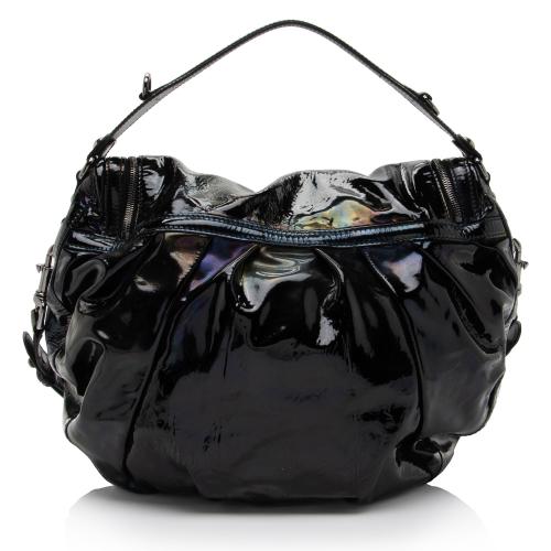 Gucci Iridescent Patent Leather Icon Bit Hobo