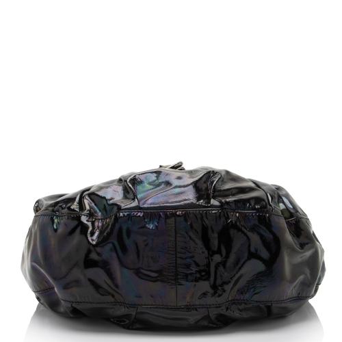 Gucci Iridescent Patent Leather Icon Bit Hobo