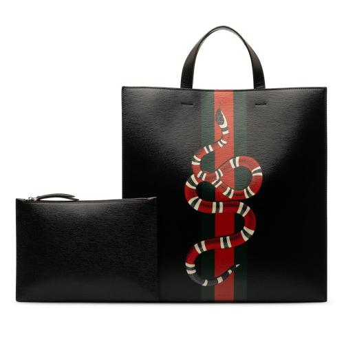 Gucci Kingsnake Web Tote