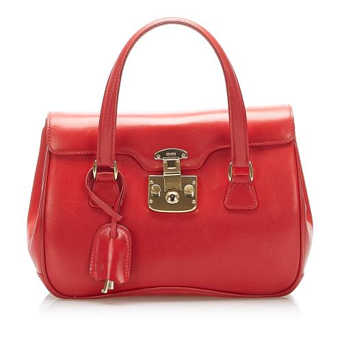 Gucci Lady Lock Leather Handbag