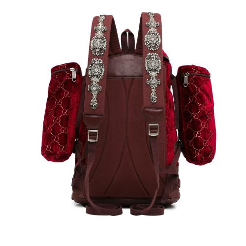 Gucci Large GG Velvet Heart Alpina Backpack