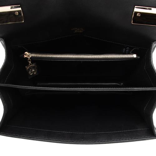 Gucci Leather 1973 Flap Medium Shoulder Bag