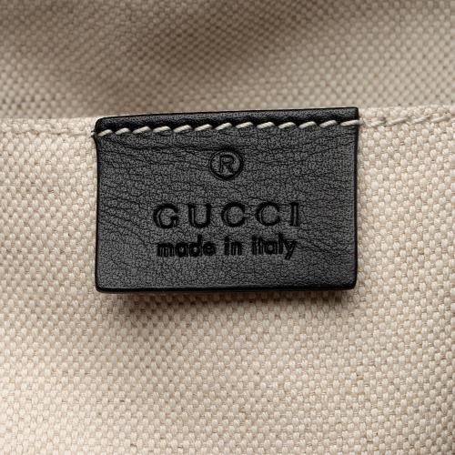 Gucci Leather Animalier Malin Chain Medium Backpack