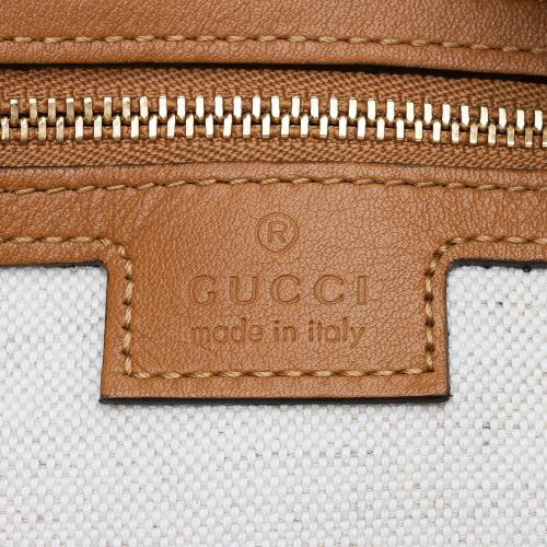 Gucci Leather Attache Large Shoulder Bag