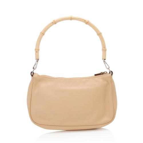 Gucci Leather Bamboo Small Shoulder Bag