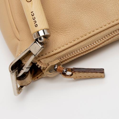 Gucci Leather Bamboo Small Shoulder Bag