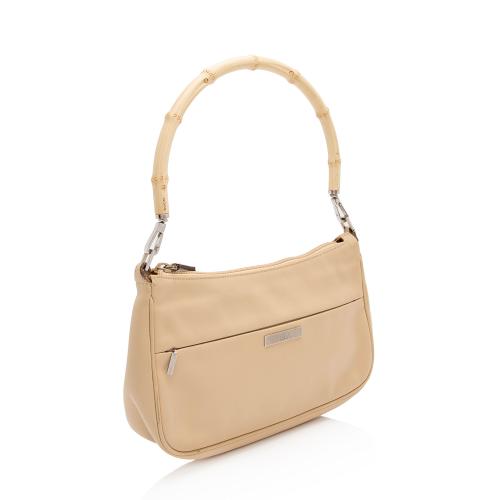 Gucci Leather Bamboo Small Shoulder Bag