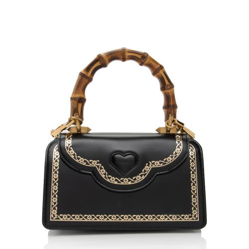 Gucci Leather Bamboo Thiara Small Top Handle