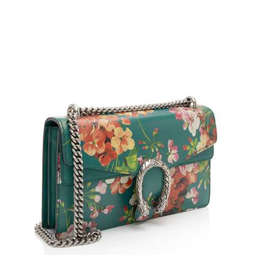 Gucci Leather Blooms Dionysus Small Shoulder Bag