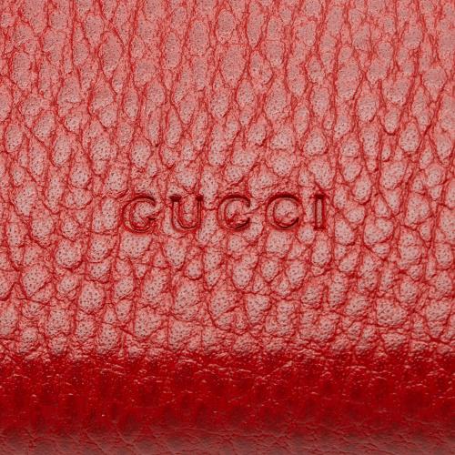 Gucci Leather Crystal Dionysus Chain Wallet