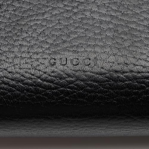 Gucci Leather Crystal Dionysus Chain Wallet