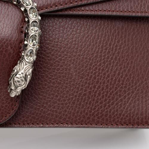 Gucci Leather Crystal Dionysus Small Shoulder Bag