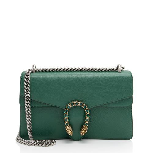 Gucci Leather Crystal Dionysus Small Shoulder Bag